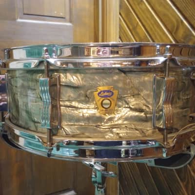 Ludwig (WFL) Transition Badge 5x14 Snare Drum 1959 image 1