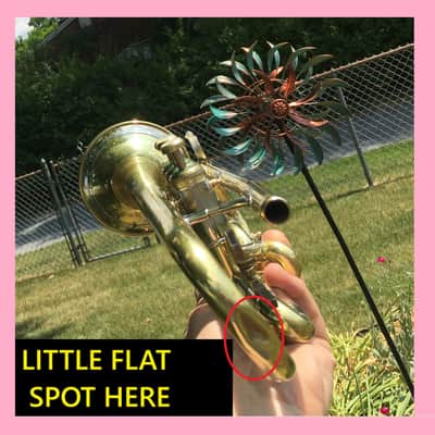 SUMMER DEAL 1948 L.A. SUPER CORNET GREAT COMPRESSION TONE RING SWEET NO REPAIS I CAN ALL BRACES FINE SEE image 11