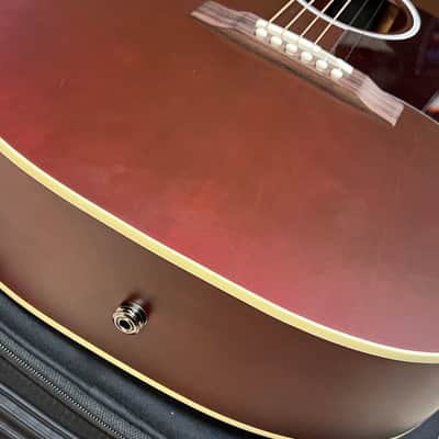2025 Gibson L-00 Special Acoustic-Electric Guitar Wine Red image 4