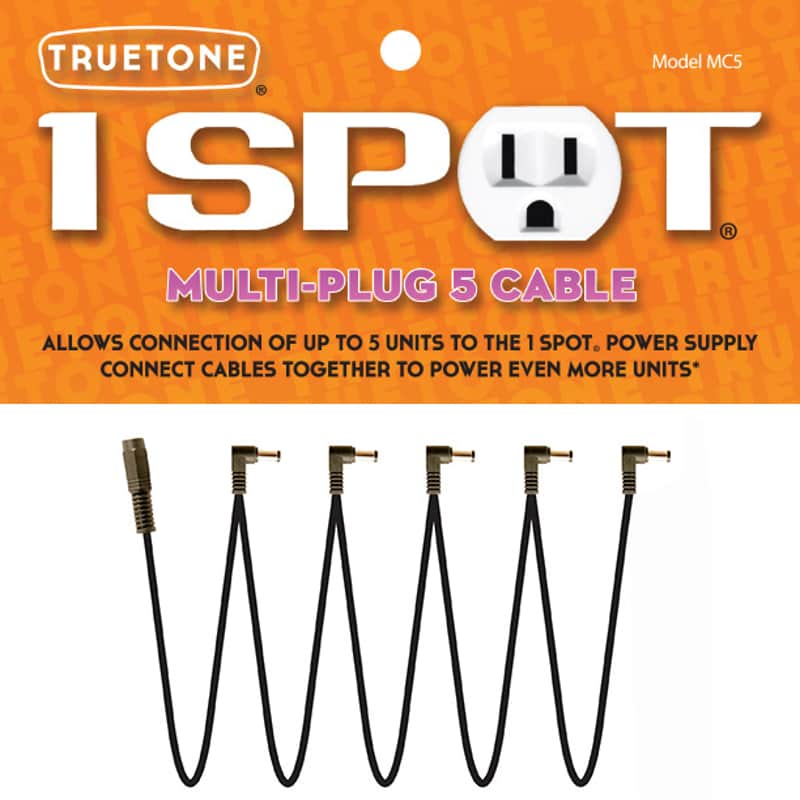 Truetone MC5 1 Spot Multi-Plug 5 Cable Daisy Chain image 1