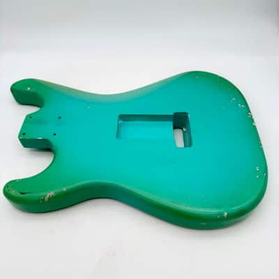 MJT Stratocaster Body Alder Relic Nitro USA Seafoam mjt5535 image 6