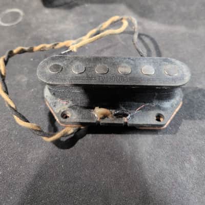 2016 TV Jones Starwood Tele bridge pickup - Raw black image 1