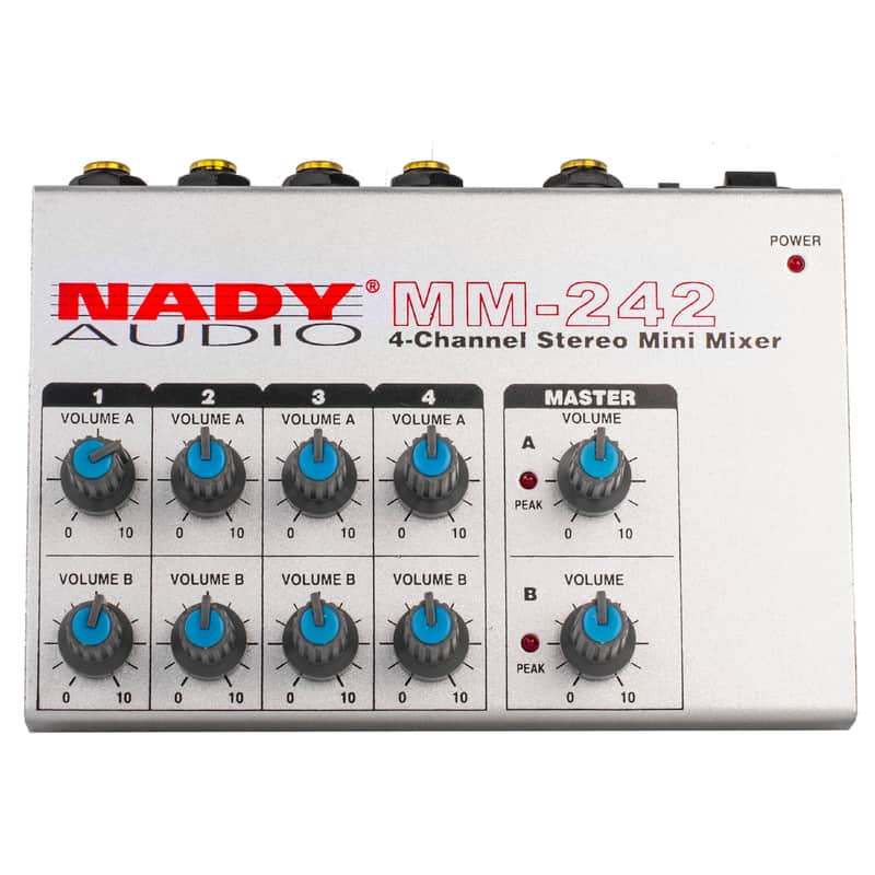 Nady MM-242 8-Channel / 4-Channel Stereo Mini Mixer image 1