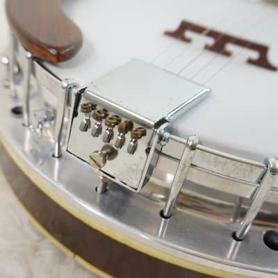 Pirles FB-5R 5-String Banjo w/ 5th String Capo & Chipboard Case image 10