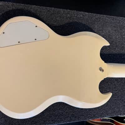 1961 Gibson Les Paul (SG) Custom All Original 3 PAF Pickups Polar White with Sideways Vibrola image 3