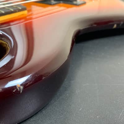 YAMAHA Broad Bass VI BB-VI Vintage Made in Japan Electric Bass Guitar Sunburst c.1980 image 9
