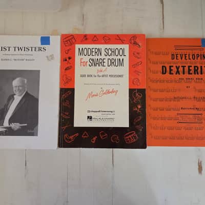 Snare Drum Pedagogy Method Books, Bailey, Goldenberg, Peters image 1