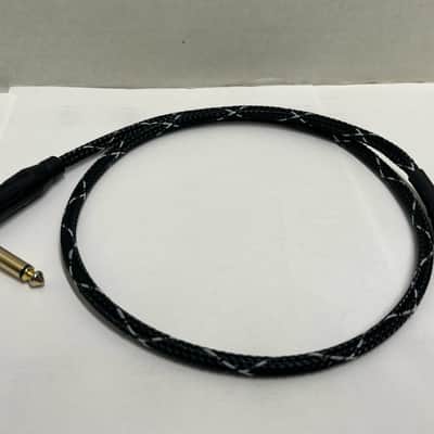 REAN Amphenol WA307 WA304 Gold-plated Right Angle TS to Mini TA4F-Female 4-Pin to 1/4" Male Belt Pack Bodypack Premium threaded locking Guitar Instrument Transmitter Braided Cable for Shure Line 6 G50 G55 G90 Relay AKG BLX1 Glx-d GLXD1 Wireless image 2