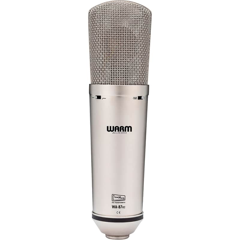 Warm Audio WA-87 R2 Large Diaphragm Multipattern Condenser Microphone- Nickel image 1