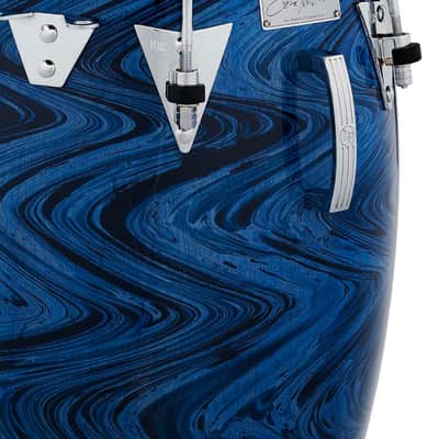 Latin Percussion LP J Madera CCII 12 1/2" Tumba Blue Swirl (LPL552X-JM) image 5