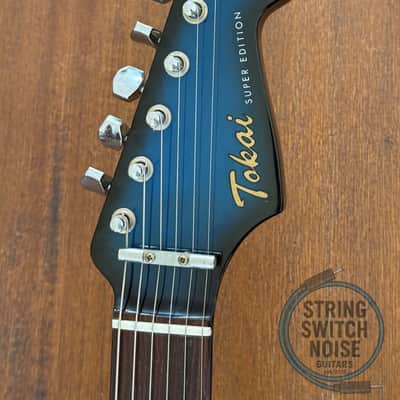 Tokai Stratocaster Guitar, Super Edition HH, MIJ, 1984, Blue Burst image 9