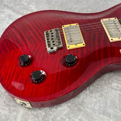 2004 USA Paul Reed Smith PRS Custom 22 in Ruby Red with Chevron 10 Top w/ case Dragon II image 8