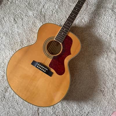 2010 Epiphone EJ-200 Artist Jumbo Acoustic Guitar Natural Finish image 1