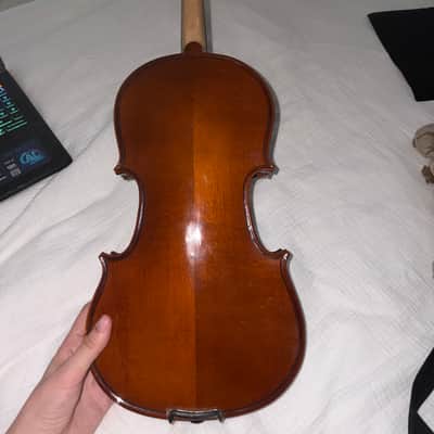 Violon Civelli 4/4 avec archet, étui rigide et épaulière Kun image 4