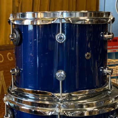USED 1996 DW Pre-Collectors Birch Drum Set in Dark Blue Lacquer w/ Mini Turret Lugs - 18x22, 8x10, 9x12, 10x14, 12x16 image 11