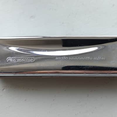 Suzuki MR-350 Promaster Diatonic Harmonica - Key of A 2001 - Silver image 4