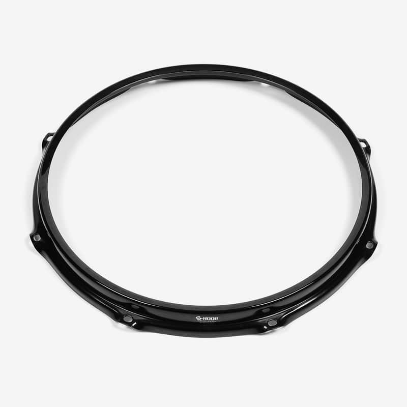 S-HOOP - SH148BLKP - 14" 8 Hole BLACK PC/Steel S-Hoop (Replaces SH148BBLK) image 1