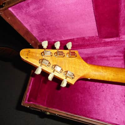 Scarecrow Guitars 59 korina V tribute, Hand Made with aged korina and Brazilian Rosewood Fret board Gibson HSC image 7