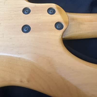 Yamaha BB Limited 5 (BB LTD 5) – 1990s – Natural Finish – Warmoth Neck – Vintage 5-String Bass image 8
