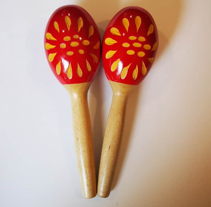 Stagg High Quality 6.3" Pair Of Wooden Maracas image 1