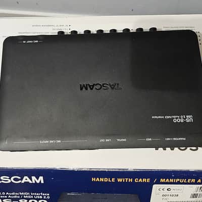 TASCAM US-800 USB 2.0 Audio Interface 2000s - Black image 8