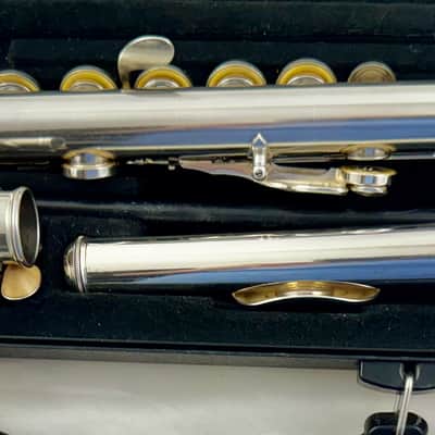 Yamaha YFL-281 Standard Inline G C-Foot Flute 2010s - Silver image 5