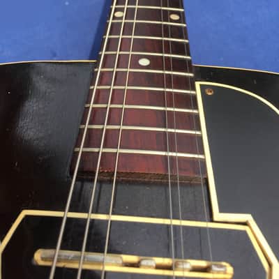 Immagine Gibson L-50 1937 Sunburst converted to a Charlie Christian Model with a period pickup - 12