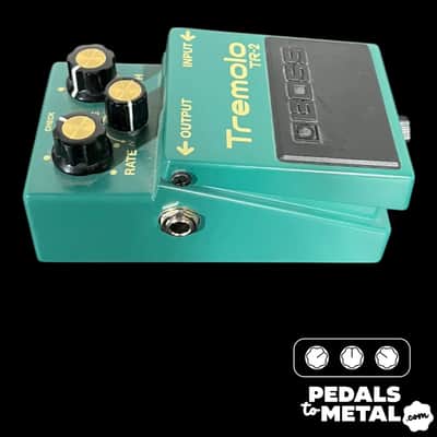Boss TR-2 Tremolo (Silver Label) 1997 - Present - Green X12395 image 3