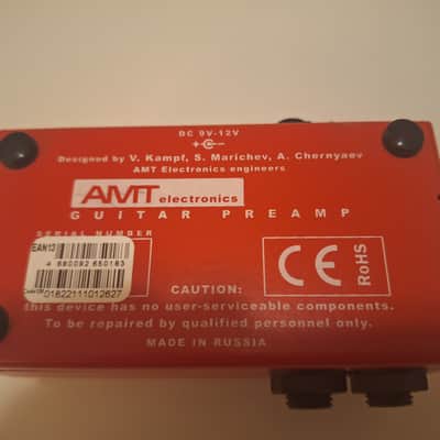 AMT Electronics Legend Amp R1 Distortion Preamp - Mesa Dual Rec in a box! image 2