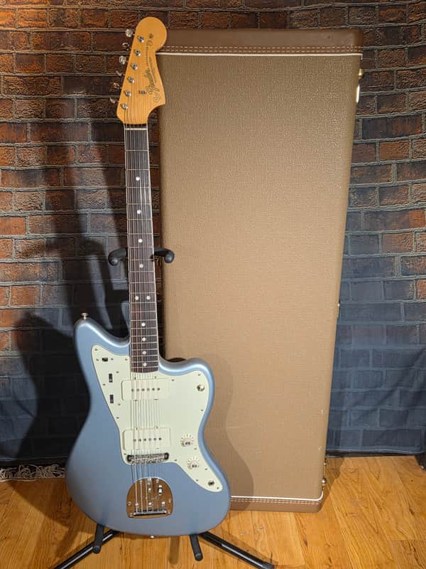Fender USA Jazzmaster Parts-caster w/ OHSC & CoA for Body - Limited Edition 60th Anniversary Triple Neck, Ice Blue Metallic American Original '50s Body