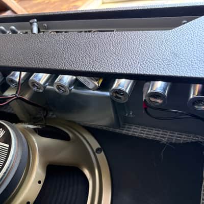 Fender '68 Custom Deluxe Reverb 2-Channel 22-Watt 1x12" Guitar Combo 2013 - Present - Black Tube Amp Clean Low Hours image 7