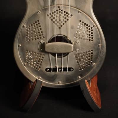 National NRP Concert Ukulele Rubbed Steel Resonator image 3