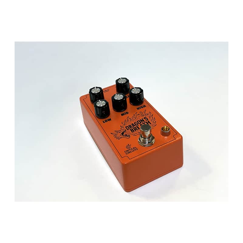 Critical Circuits Dragon’s Breath – Fuzz Face Style Fuzz with Active EQ (Orange) image 1