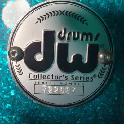 DW Collector's Series 6.5x14 VLT Maple Snare Drum 2023 - Teal Glass Finish image 7