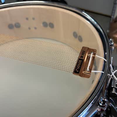 Sonor SQ2 14x4.25 Purple Tribal Gloss Maple Snare Drum image 6
