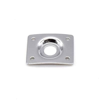 KD By AxLabs Steel Rectangular Jack Plate - Curved Plate, w/ Recessed Hole - Chrome image 1