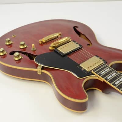 1984 Yamaha SA2000 Semi Hollow Electric Guitar - Cherry w/Case - SA-2000 image 9
