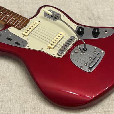 2017 Fender Classic Player Jaguar Special Candy Apple Red + Deluxe Gig Bag image 8