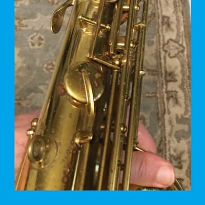 LOVELY WAYNE SHORTER MODEL RARE BUNDY-ELKHART-SELMER-BUESCHER TENOR SAXOPHONE 1950 APRX PROFESSIONAL ORIGINAL FINISH PLAY READY TESTED FREE SHIP image 22