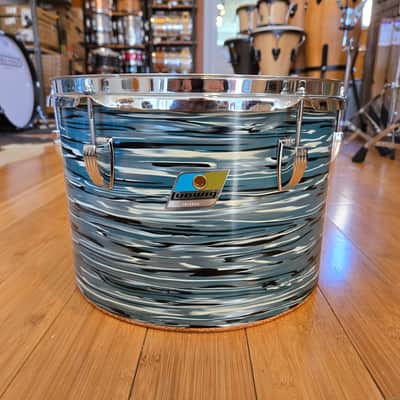 Drum Kits - 1970's Ludwig Classic Maple 14x24 8x12 9x13 14x16 (Concert Tom) Drum Kit (Bowling Ball Blue Oyster) image 16