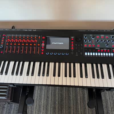 Roland Fantom 6 61-Key Workstation Keyboard 2019 - Present - Black image 6