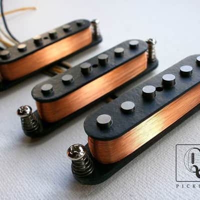HOT Stratocaster A5 Guitar Pickups SET SRV Hand Wound Strat Q pickups Stevie Ray Vaughan image 1