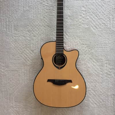 Lag T66ACE Auditorium Cutaway Acoustic-Electric Guitar image 7