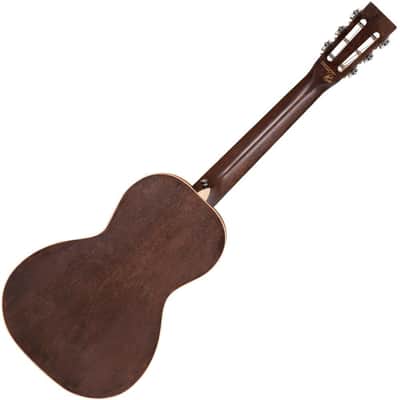 Vintage 'Viator' Paul Brett Electro-Acoustic Travel Guitar ~ Antiqued image 2