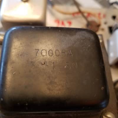 Silvertone Sears Project mono Tube Amplifier 6V6 project chassis 3070 Crescent AlNiCo speaker 1954 Silver image 8