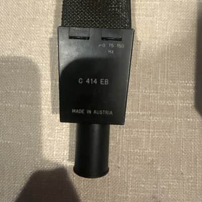 2x AKG C414 EB  1970s P48 great stereo pair image 5