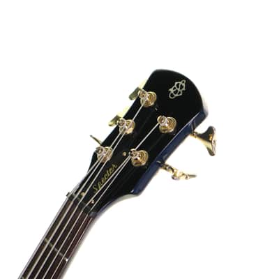 Spector Legend 5 Custom 5 String Bass Trans Blue Quilt Top image 7