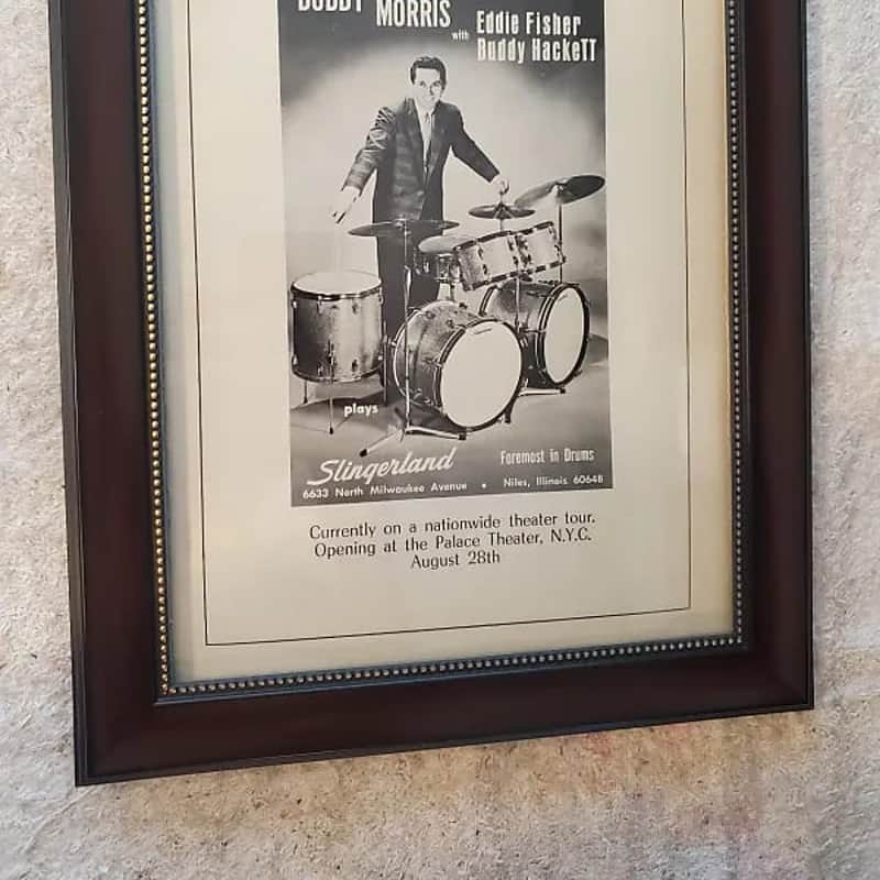 1967 Slingerland Bobby Morris B & W