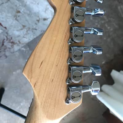 Charvel  (Jackson) CX 692  1992  MIJ - Blue - Dimarzio DP159 FBK Evolution bridge image 13
