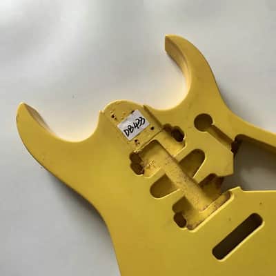 HSH Yellow Basswood Guitar Double Cutaway Body image 2